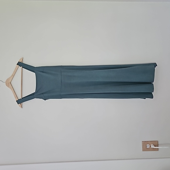 NWT Prinbara Green Belted Midi Dress - Picture 4 of 5